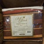 Madison Soft Touch *queen* Microfiber Sheet Set/ New!! Striped Ultimate Comfort. Fixed Price $19.00.