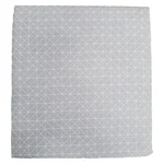 Big One Gray Geometric Grid Cotton Rich Set, 250 Thread Queen Bed. Fixed Price $56.88.