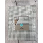 Martha Stewart Sheet Set King Gingham Sage 100% Cotton Checkered 4PC Bedding. Fixed Price $56.99.