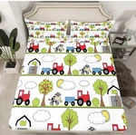 Feelyou Cartoon Farm Tractor Bed Cow Set ,AM10. Fixed Price $10.52.