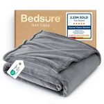 Bedsure Gentlesoft Fleece Throw Xl Blanket For (50" 70"), Grey. Fixed Price $32.35.