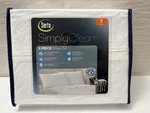New Serta Simply Clean 3 Piece Antimicrobial Odor Stain Resistant Sheet Set Twin. Fixed Price $24.95.