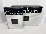 Calvin Klein Modern Cotton Pulse Spray King Duvet Cover Pillowcases Set Striped. Fixed Price $149.00.