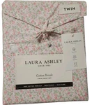 Laura Ashley Emogene Pink Floral Twin Sheet Set 200TC Cotton Percale. Fixed Price $39.16.