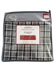 Traditions Collections Twin Plaid Sheet Set With Plush Throw. Fixed Price $22.00.