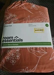 Sateen Cotton Sheet Set Rust Light Floral - Room Essentials Full 4 Pc New. Fixed Price $21.00.