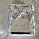 Laura Ashley Queen Sheet Set Bow Wrapped Blue 4PC Cottage Farmhouse Shabby White. Fixed Price $74.99.