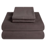 Bibb Home 4-PIECE Flannel Sheet Set Solid. Fixed Price $32.93.