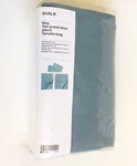 Ikea Dvala King Bed Set 1 Flat Fitted Sheet Pillowcase Gray-blue H-429. Fixed Price $49.95.