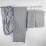 Lot Of 4 Threshold Gray Bed Set (2 Pillowcases, 1 Flat, Fitted Sheet) Queen. Fixed Price $17.99.