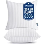 0X0 Pillow Inserts, Firm And Fluffy Decorative Square Throw 20X20 Inch. Fixed Price $30.74.