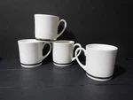 Set Of Wedgwood Charisma 3" Flat Cup, 2 With Light Trim Wear (CR034). Fixed Price $21.95.