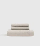 New $124 Quince 100% European Linen Natural Chambray Queen Fitted Sheet Set. Fixed Price $39.00.