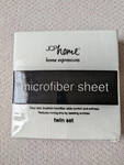 Jc Penney Home - Twin Microfiber Sheet Set (1 Flat, Fitted, Pillow Case). Fixed Price $8.00.