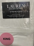 Ralph Lauren Set 2 Dunham Sateen Pillowcases 300 Tc Pistachio Green Nwt - King. Fixed Price $34.95.