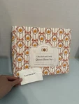 4PC Orange Fall Pumpkin Auburn Ribbon Queen Bed Sheet Set - Simply Harvest. Fixed Price $39.99.