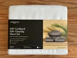 New Miracle Made Self-cooling & Self-cleaning Queen Sheet Set, White. Fixed Price $114.50.