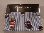 Vintage New Ralph Lauren Teddy Bear Polo Twin Flat Sheet Made Usa 100% Cotton. Fixed Price $70.00.