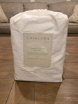 Casaluna 500 Thread Count Supima Sateen Solid Sheet Set Full Size, White 2020. Fixed Price $35.00.