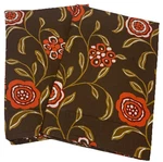 Set Crate Barrel Pillow Shams Gypsy Bloom Standard 20X26 Brown Floral Italy. Fixed Price $26.38.