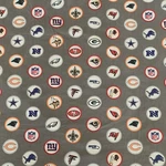 Pottery Barn Teen "nfl Logos" Twin Flat Sheet Football Sports Gray. Fixed Price $12.99.