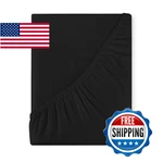 Royale Linens 400 Thread Count 100% American Grown Cotton Fitted Sheet Queen Siz. Fixed Price $41.76.