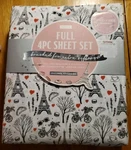 Envogue Valentine's Day Full Sheet Set Paris Eiffel Tower. Fixed Price $19.97.