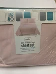 No Boundaries Twin 200 Thread Count Sheet Set Light Pink. Fixed Price $24.00.