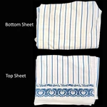 Lauren Ralph Twin Flat Sheet(s) &/or Bottom Porcelain Blue Jonquil. Fixed Price $18.95.