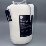 Sleepys Egyptian Cotton/ Tencel -deluxe Cool Stretch Sheet Set Queen -white. Fixed Price $80.00.