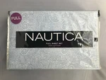 New Nautica 4 Piece Printed Full Sheet Set 2 Pillow Cases Flat Fit. Fixed Price $69.99.