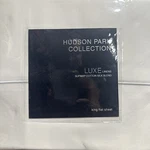 Hudson Park Collection Luxe Linens King Flat Sheet White Supima Cotton Silk Blen. Fixed Price $128.04.