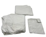Sonoma Life+style Queen Cotton Sheet Set Striped Bedding Bedroom. Fixed Price $26.99.