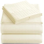 Queen Italian Prestige Collection Striped Bed Sheet Set 1800 Luxury Soft Micro. Fixed Price $28.24.