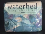 Vintage Waterbed Sheets King Pacific Floral New Joined Bottom. Fixed Price $59.97.