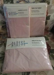 New Vintage Caress Tein Sheet Set Pink Iron Percale Mervyns By Bibb Usa Nos. Fixed Price $24.99.