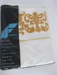 Fieldcrest Percale Perfection King Size Pillow Cases Raised Gold Embroidered. Fixed Price $15.55.