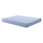 Poppy & Fritz Oxford Stripe Cotton Blue Fitted Sheet-queen. Fixed Price $29.99.