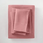 Full 100% Washed Linen Solid Sheet Set Rose - Casaluna. Fixed Price $109.00.