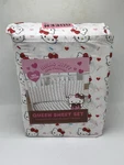 4 Piece Sanrio Hello Kitty & Friends Sprinkles Hearts Queen Sheet Set Nip. Fixed Price $53.14.