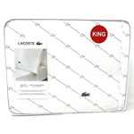 Lacoste Crocodile Logo King Sheet Set White Blue 100% Cotton Percale Alligator. Fixed Price $102.19.