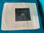 1 New Sealed Vtg Ralph Lauren The Polo Queen Fitted Sheet Pima Cotton Bone. Fixed Price $95.00.