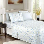 Elegant Comfort Softest And Coziest 6-PIECE Sheet Set King, Laurel Blue. Fixed Price $40.99.