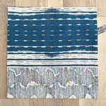 Rizzy Home Hand Stitched Teal Pillow Cover Cotton 22 Square French Knots New. Fixed Price $12.48.