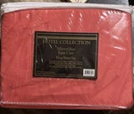 Hotel Collection Coral Microfiber Set Fitted & Flat 2 Pillow Cases!. Fixed Price $29.99.