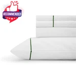 100% Cotton Percale Marrow Stitch Hem Queen, 18 - Olive Green Pearl. Fixed Price $99.51.