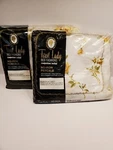Vintage First Lady Yellow "rose Duet" Double/full Fitted & Flat Sheet Set Nip. Fixed Price $25.00.