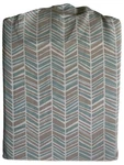 Room Essentials Twin Bed Set Blue & Brown Chevron Cotton Rich. Fixed Price $30.88.