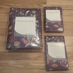 Cuddledown King Lenora Duvet Cover Sham, Euro Burgundy. Fixed Price $149.99.