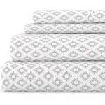 Kaycie Gray Fashion 4 Piece Ultra Soft 100% Microfiber Polaris Bed Sheet Set. Fixed Price $55.99.